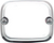 JOKER MACHINE 951019C Front Brake Master Cylinder Cover - Smooth Chrome