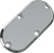 JOKER MACHINE 921016C Billet Inspection Cover - Smooth Chrome