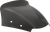MEMPHIS SHADES MEP88410 Spoiler Windshield - 6" - Dark Black Smoke - FLTR - 6" Dark Black Smoke FLTR