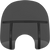 MEMPHIS SHADES MEB31210 Fats Windshield - Dark Black Smoke - 15" - Dark Black Smoke 15"