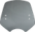 MEMPHIS SHADES MEM16112 Shooter Windshield - Black Smoke