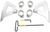 MEMPHIS SHADES MEK2023 Fats/Slim Trigger Lock Mounting Kit - Hammer - Polished - Hammer Polished