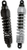 PROGRESSIVE SUSPENSION 444-4060B 444 Series Shocks — 11.50" - 11.5" Heavy-Duty Black