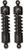 PROGRESSIVE SUSPENSION 412-4213C 412 Series Cruiser Shocks — Standard/Heavy Duty - 13" 412 Cruiser Series Chrome Standard/Heavy Duty