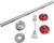 PAUL YAFFE BAGGER NATION PYO:YTPR-18L-RD Axle Cover Kit - Y-Axle Rod - Front - Standard/12 Point - Red - Y-Axle Rod Front Standard/12 Point Red