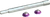 PAUL YAFFE BAGGER NATION PYO:YAXLE-08-TP-PR Y-Axle with 12 Point Style Axle Cover Kit - Custom - Front - Purple - 25 mm - Custom Front Purple 25 mm