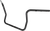 MAGNUM SHIELDING 4HB-2212 1-1/4" Caliber Handlebar - Ape Hanger - Bagger - 12" - Black - Ape Hanger Bagger 12" Black