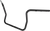 MAGNUM SHIELDING 4HB-2214 1-1/4" Caliber Handlebar - Ape Hanger - Bagger - 14" - Black - Ape Hanger Bagger 14" Black