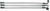 MAGNUM SHIELDING 37127 Brake Line - 10 mm-35° - 27" - Sterling Chromite II - 10 mm-35° 27" Sterling Chromite II