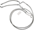 MAGNUM SHIELDING AS57034 Lower Brake Line - Polished Stainless