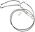 MAGNUM SHIELDING AS57036 Lower Brake Line - Polished Stainless