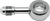 MAGNUM SHIELDING 1703-40 Banjo Fitting - 7/16" - AN3 180° - Chrome - 7/16" AN3 180° Chrome