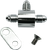 MAGNUM SHIELDING 1703-982 T-Block with Bracket - AN3 - Chrome - AN3 Chrome