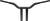LA CHOPPERS LA-7343-12B One-Piece Kage Fighter Handlebar - 12" x 1-1/2" - Black - 12" x 1-1/2" Black