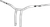 LA CHOPPERS LA-7369-12 One-Piece Kage Fighter Handlebar - Pullback - 12" x 1-1/4" - Chrome - Pullback 12" x 1-1/4" Chrome