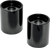 LA CHOPPERS LA-7414-02B Handlebar Riser Extensions - 1-1/2" x 1-1/4" - Black - 1-1/2" x 1-1/4" Black