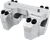 LA CHOPPERS LA-7415-01 Handlebar Clamp Set - 1"