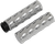 LA CHOPPERS LA-7491-00 Billet Hex Grips - TBW - Chrome - TBW Chrome