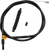LA CHOPPERS LA-8010C13M Midnight Braided Clutch Cable - 12"-14" Ape Hanger Handlebars - '08-'16 Touring/Trike - 12"-14" Ape Hanger Handlebars '08-'16 Touring/Trike