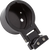 LA CHOPPERS LA-7397-01B Gauge Mount - Single - Black - Dyna/Sportster - Single Black Dyna/Sportster