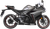 LEOVINCE 15212U LV-10 Slip-On Muffler - YZF-R3 Stainless Steel