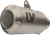 LEOVINCE 15265U LV-10 Slip-On Muffler - Matte Stainless Steel