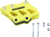 T.M. DESIGNWORKS RCG-SY2-YL Chain Guide - Yellow Suzuki/Yamaha