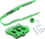 T.M. DESIGNWORKS KCP-K11-GR Chain Guide and Slider Kit - Kawasaki Green