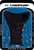 STOMPGRIP 51-01-2010B Old School Motorcycle Center Tank Pad Protector - Center Ridge Black Universal