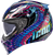 ICON 0100-2730 Threshold™ Synthwave Lazer Cobra Modular Helmet - Synthwave Lazer Cobra Blue Medium