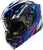ICON 0100-2731 Threshold™ Synthwave Lazer Cobra Modular Helmet - Synthwave Lazer Cobra Blue Large