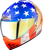 ICON 0101-18327 Domain™ Limited Edition Amerikarma Helmet - Amerikarma Glory Large