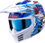 ICON 0104-3284 Elsinore™ American Basstard Helmet - American Basstard Blue 3XL