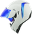 ICON 0133-1208 Airform™ Helmet Rear Spoiler - RST Blue