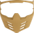 ICON 0133-1555 Elsinore™ Helmet Face Mask - Rubatone Tan