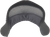 ICON 0134-1618 Airframe/Alliance™ Helmet Chin Curtain - Black
