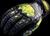 ICON 3301-4658 Hooligan Outbreak™ Gloves - Green 3XL