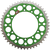 RENTHAL 1120-520-49GPGN Twinring™ Rear Sprocket - 49 Tooth Green Kawasaki/Suzuki
