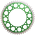 RENTHAL 1120-520-50GPGN Twinring™ Rear Sprocket - 50 Tooth Green Kawasaki/Suzuki