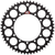 RENTHAL 112U-520-52GEBK Ultralight Rear Sprocket - Aluminum 52 Tooth Black Kawasaki/Suzuki