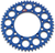 RENTHAL 150U-520-51GBBU Ultralight Rear Sprocket - Aluminum 51 Tooth Blue Honda/Yamaha