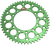 RENTHAL 191U-420-52GEGN Ultralight Rear Sprocket - Aluminum 52 Tooth Green Kawasaki
