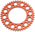 RENTHAL 224U-520-45GPOR Ultralight Rear Sprocket - Aluminum 45 Tooth Orange