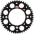 RENTHAL 518U-420-47GPBK Rear Aluminum Sprocket - Aluminum 47 Tooth Black Gas Gas/Husqvarna/KTM