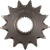 RENTHAL 453--520-13GP Front Sprocket - Grooved 13 Tooth Kawasaki