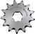 RENTHAL 308--520-13GP Front Sprocket - 13 Tooth Honda