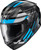 SCORPION EXO 43-1045 EXO-R430 FULL-FACE HELMET PARADOX LIGHT BLUE LG