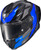 SCORPION EXO WAR-3907 APEX EXO-WARP FULL FACE HELMET DILITHIUM BLACK/BLUE 2X