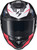 SCORPION EXO WAR-3004 APEX EXO-WARP FULL FACE HELMET DILITHIUM BLK/RED/WHT/BLUE MD