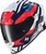 SCORPION EXO R1C-2203 EXO-R1 AIR FULL FACE HELMET CARBON RASTOR RED/WHT/BLUE SM